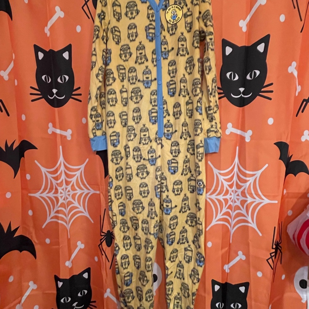 Universal Yellow and Blue minion footy pajamas